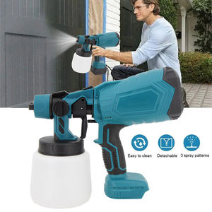 <span class=keywords><strong>Pistolet</strong></span> de pulvérisation électrique sans fil portable, <span class=keywords><strong>batterie</strong></span> lithium rechargeable, machine de pulvérisation de peinture de qualité industrielle/DIY, gobelet de 800 ml - Product Image 4