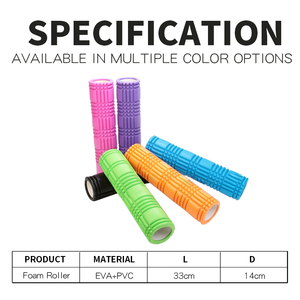 Rodillo de Yoga de espuma de PVC EVA Wavar, rodillo de espuma negra de peso ligero vibrador multiusos de alta densidad, equipo de gimnasio, masaje de espuma Doble - Product Image 2