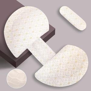 Almohada de embarazo tejida con posicionador de cadera de maternidad de doble cara ajustable verde para soporte de estómago de vientre trasero cómodo - Product Image 4