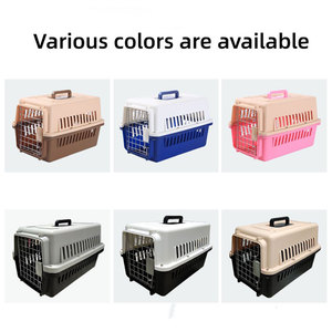 Tốt Nhất Bán Nhỏ Động Vật Con Chó Du Lịch Tàu Sân Bay Lồng/Nhỏ Chuyến Bay Nhựa Vật Nuôi Tàu Sân Bay Với Bánh Xe Con Chó Lồng Kim Loại Cũi - Product Image 4