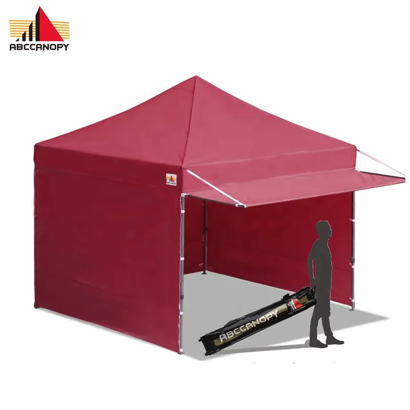 10 × 10 PopアップAwning Canopy Tent PopアップInstant Shelters Commercial Portable Canopyオーニングezupテントガゼボキャノピー交換