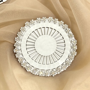 Épingle de fixation pour foulard du Moyen-Orient, clip de cou pour couvre-chef, épingle de positionnement de sécurité, épingle longue pour la nation Hui, motif fleur de prunier - Product Image 5