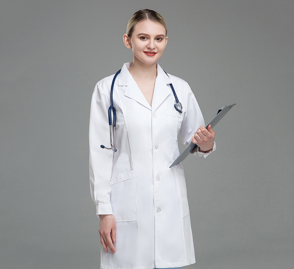 Maglia bianca a maniche lunghe da donna