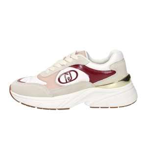 รองเท้าผ้าใบ LJ01 01สีเบจ/ชมพู - Product Image 1