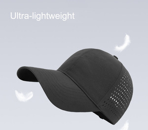 Hba50 Nylon Nhanh Chóng Khô Golf Thể Thao Mũ Polyester CHA Mũ 6 Bảng Điều Chỉnh Tùy Chỉnh Mũ Bóng Chày Với Velcroes Đóng Cửa Dây Đeo - Product Image 4