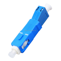 Adaptador Híbrido de Fibra Óptica de Alta Calidad, Monomodo Simplex 9/125 SC FC Macho/Hembra con Carcasa de PC para Conexiones de Cable