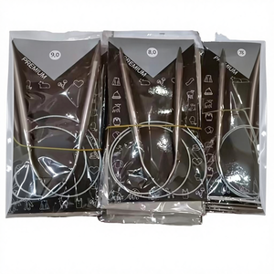 Aiguilles circulaires à double pointe en bois de 2,0 à 10 mm, 13/60/80/100/120 cm, durables, pour le tricot domestique, outils de tricot pour les spécialistes - Product Image 4