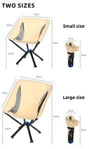 Silla Oxford de Aluminio Ligera Personalizada para Pesca y Camping, Silla Plegable Tipo Paraguas de Apertura Rápida - Product Image 6