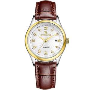 Reloj de Pulsera de Cuarzo Ultra Fino Resistente al Agua con Correa de Cuero Genuino <span class=keywords><strong>y</strong></span> Esfera de Agujas, Elegante <span class=keywords><strong>y</strong></span> de Moda para Estudiantes, <span class=keywords><strong>Hombres</strong></span> <span class=keywords><strong>y</strong></span> Mujeres - Product Image 2