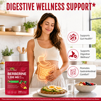 Complément alimentaire Solotree 240 gélules sans gluten à l'extrait de berbérine, soutien métabolique et digestif, capsules de berbérine HCI en gélules molles