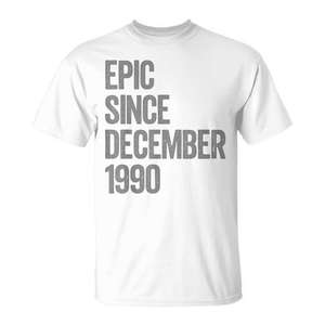 T-shirt style vintage pour le 35e anniversaire, Epic Since December 1990 - Product Image 1