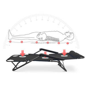 Le fauteuil inclinable Zero Gravity peut être utilisé comme fauteuil de repos, <span class=keywords><strong>canapé</strong></span> ou lit pliant. - Product Image 4