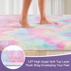 Tappeto in peluche a pelo lungo lavabile in lavatrice, stile nordico Instagram, bestseller transfrontaliero, <span class=keywords><strong>per</strong></span> soggiorno e <span class=keywords><strong>camera</strong></span> da letto, <span class=keywords><strong>per</strong></span> ragazze. - Product Image 4