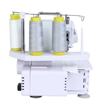JUKKY 257 usage domestique manuel Mini surjeteuse Machine à coudre trois fils domestique ménage couverture point plat lit fer ABS