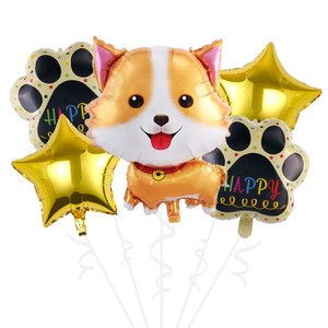 Ballon en aluminium Husky Kirky Bones pour chien de compagnie pour la décoration de fête de chien - Product Image 5
