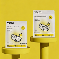 YOUYI Sachet Doypack en aluminium refermable à fermeture éclair pour aliments pour chats, Logo personnalisé, OEM Direct, 1,5 kg 3 kg