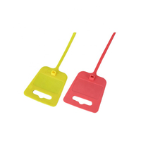 Wzumer Fabriek Verkoop Diverse Nylon 66 Off Kleur Wit Logo Zip Stropdassen Tag Nylon Kabel Tie Tag Met Labels