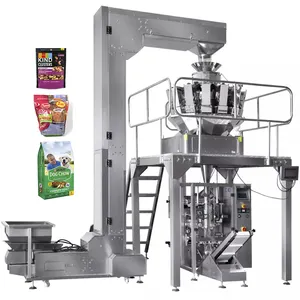 Harga Pabrik Otomatis 150 Tas/Min Snack Kacang Pistachio Kue Makanan Kembung Kecepatan Tinggi Mesin Kemasan