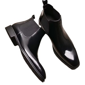 Zapatos formales de hombre de cuero genuino hechos a mano, de nuevo estilo, a la moda, con tacones bajos, cómodos y casuales, hechos a medida. - Product Image 6