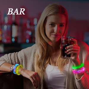 Ánh Sáng Ban Đêm Dây Đeo Cổ Tay Ánh Sáng Lên <span class=keywords><strong>LED</strong></span> Vòng Đeo Tay - Product Image 6