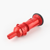 Conception populaire 1.5 \ "1 \" système de gicleurs d'incendie Flexible en plastique rouge tuyaux de lutte contre l'incendie accessoires d'équipement de buse Variable