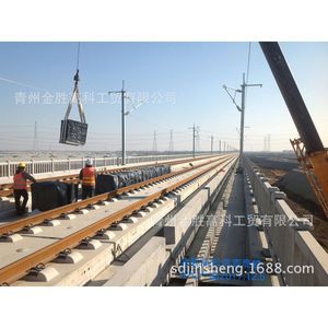 Placa de paso RPC de material FRP para pasarelas de puentes ferroviarios con drenaje - Product Image 2