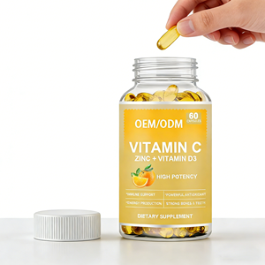 Suplemento Alimenticio OEM ODM, Cápsulas Blandas de Vitamina C, <span class=keywords><strong>Zinc</strong></span> y Equinácea, Softgel de Vitaminas para el Apoyo Inmunitario - Product Image 3