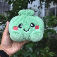 Peluche souple et moelleuse en forme de boulette avec panier vapeur, jouet anti-stress mignon pour enfants et adultes