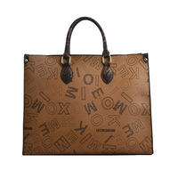Sacs à main en cuir PU grande capacité pour femmes, pochette carrée tendance avec fermeture éclair, sacs fourre-tout pour femmes 41 cm