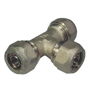 Conector en T para tubería Cobra Pex15 de 15 mm, accesorio de plomería - Product Image 1