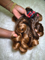 100% Cheveux Humains Bruts Non Traités, Plusieurs Couleurs et Styles, Lots de Cheveux Humains, Ondulation Naturelle, Boucles Rebondissantes, Boucles Pixie, Tissage Lisse, Vente en Gros