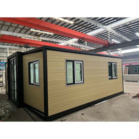 Maison conteneur extensible à double aile pour salle de formation