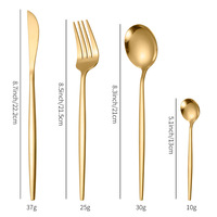 DINYON Usine OEM/ODM Vente en gros Vaisselle de cuisine occidentale Ensemble de couverts modernes en acier inoxydable 24 pièces Boîte cadeau Portable Professionnel