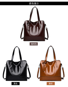 Hermosos bolsos de las señoras bolsas de gran tamaño bolso de las mujeres del cuero genuino - Product Image 2