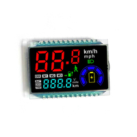 Compteur de vitesse LCD 7 segments durable à faible consommation d'énergie pour moto, scooter électrique, vélo, écran d'odomètre de véhicule