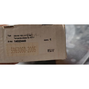 Manómetro 233.50.100 -1/+12 Bar con Escala de Temperatura para Equipos de Control Industrial R717 - Product Image 1