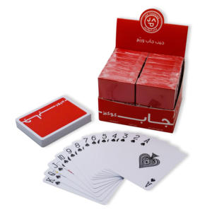 Design personnalisé significatif Happy Face boîte en bois noir brillant cartes à jouer cartes espagnoles imprimer - Product Image 4