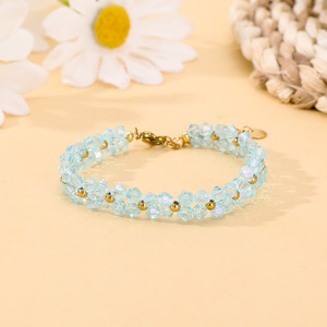Wholesale Delicate Colorful Glass <b>Crystal</b> Beaded Bracelet Handmade <b>Animal</b> Charm Bracelets for Women Girls Jewelry Gift - Product Image 4