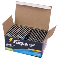 Pile bouton au lithium 3V CR1620 (1,6*2,0mm) pour machines électroniques, étiquettes de prix, puces, dispositifs de santé intelligents et TPV