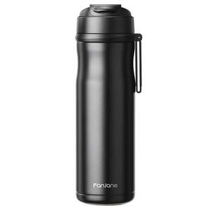 SARTLII taşınabilir bpa ücretsiz kısa seyahat paslanmaz çelik termal manyetik YEŞİL ÇAY ayırma ile filtre süzgeç su şişesi - Product Image 1