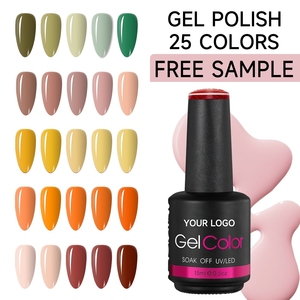 Esmalte de Uñas en Gel de Colores Mezclados, 15 ml, Larga Duración, Resistente a la Decoloración, Ideal para Manicura Diaria - Product Image 1