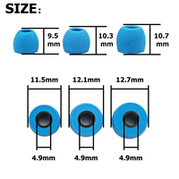 Une paire SML 4.9MM mousse à mémoire de forme écouteurs cache-oreilles T400 casque accessoires de remplacement bouchons d'oreille pour écouteur casque bouchons d'oreille couverture