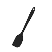 Outils de cuisine écologiques Spatule à pâtisserie en silicone Spatule à ustensiles en silicone solide