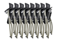 Chaise de conférence pliable et empilable haut de gamme avec tablette d'écriture, en maille PP et coussin en mousse injectée, pour usage en conférence