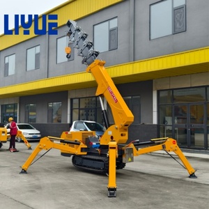 Tùy chỉnh miễn phí vận chuyển 1.5 tấn 3 tấn mini Spider loại cần cẩu đa chức năng di động cần cẩu bánh xích để bán - Product Image 3