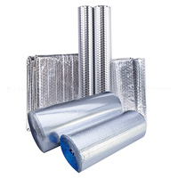Rouleau/feuille de matériau d'isolation thermique à bulles en feuille d'aluminium PE, isolation thermique pour toit/mur/sol