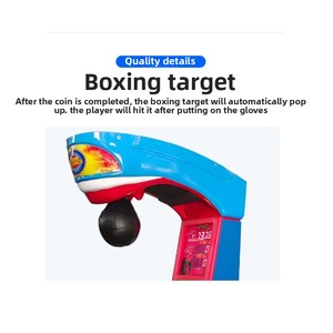 Hercules Boxing Force Cola Dragon Indoor Adult Video City Entertainment Equipment Box King Contest Consola de juegos que funciona con monedas - Product Image 4