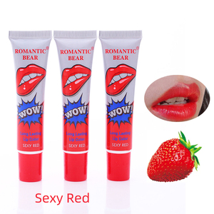 RB01A2 <span class=keywords><strong>WOW</strong></span> Magic Romantic Bear Lipstick, Lindo Lápiz Labial Líquido Desprendible con Efecto Tatuaje, Brillo Labial Mágico Desprendible Romantic Bear - Product Image 3