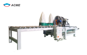 Machine à rainurer industrielle pour surfaces acryliques solides, avec convoyeur automatique et coupe-rainure - Product Image 2