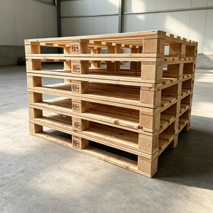 พาเลทไม้ซิงโบ ขนาด 120x80x14 ซม. แบบเข้าได้สี่ทาง สำหรับใช้ในคลังสินค้าโลจิสติกส์ - Product Image 1